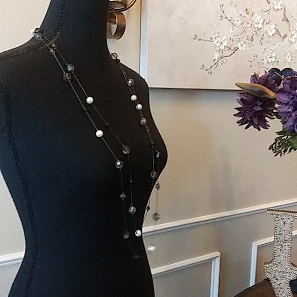 Multi Strand Embellished Beads Necklace - Picture 9 of 17